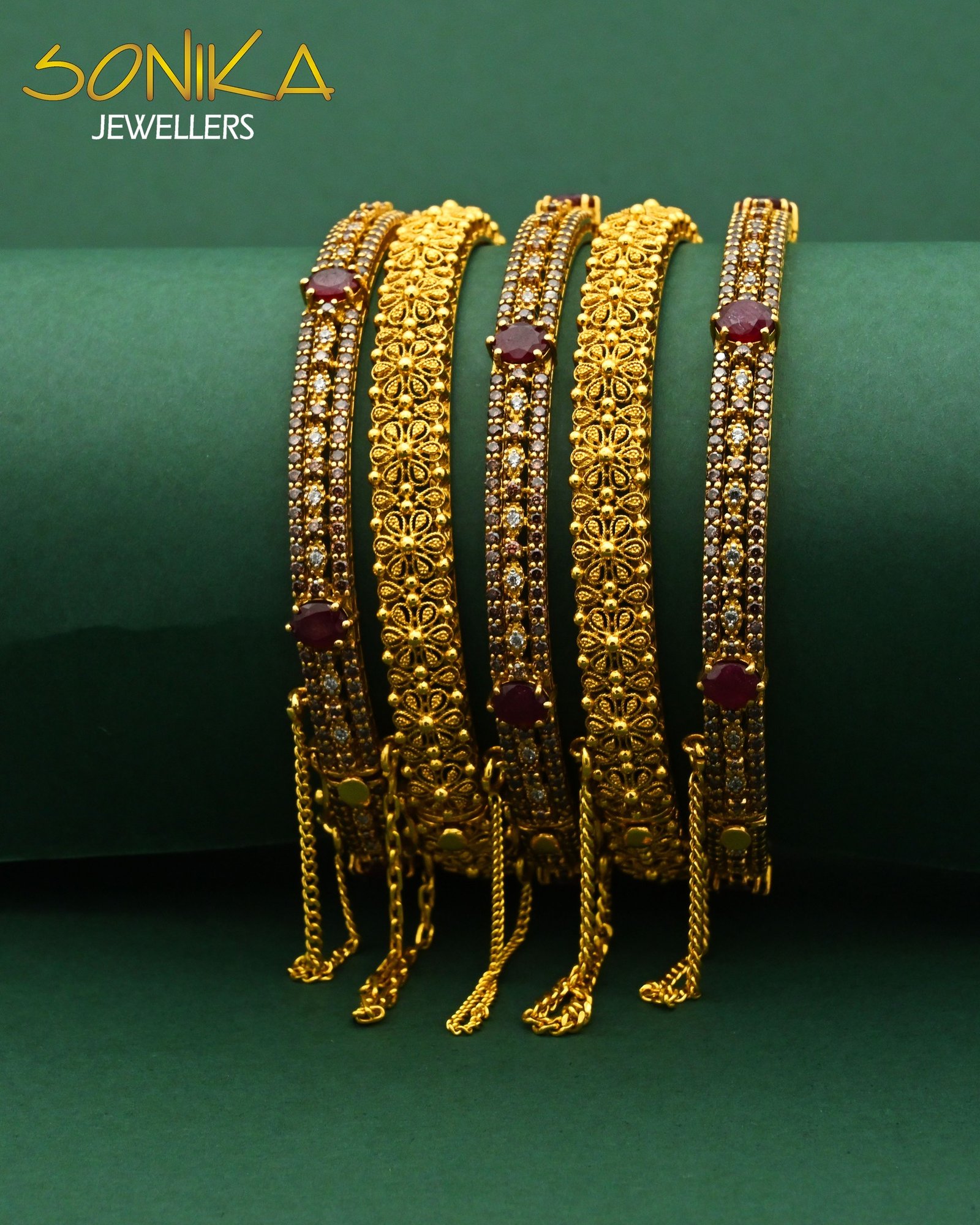 Gold Bangles Design