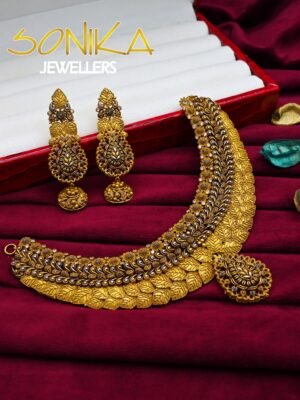 Gold Necklace Design NK