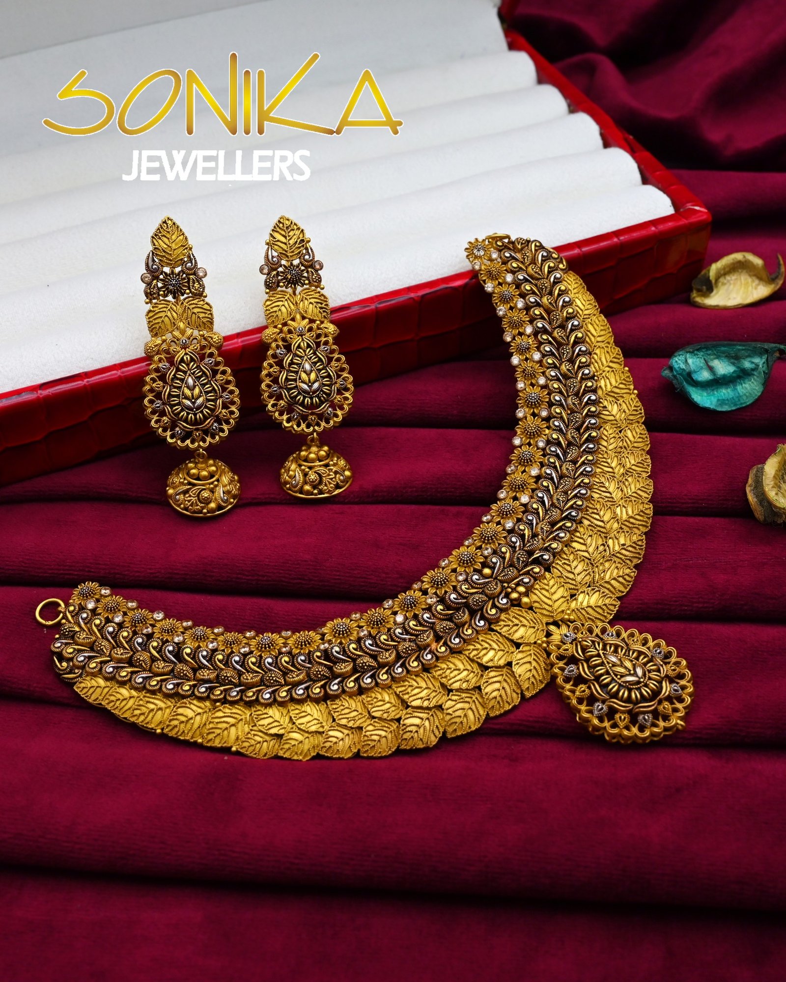 Gold Necklace Design NK