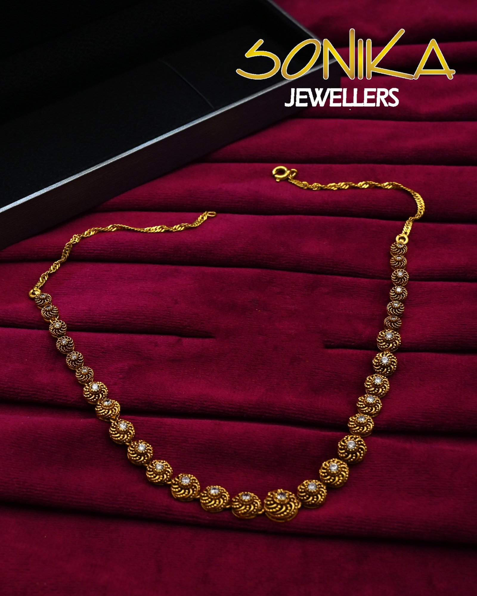 Gold Necklace Design NK